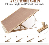 Becko US Puzzle Board & Bracket Set/Wooden Puzzle Board Kit/Jigsaw Puzzle Plateau – with Puzzle Board for Up to 1500 Pieces