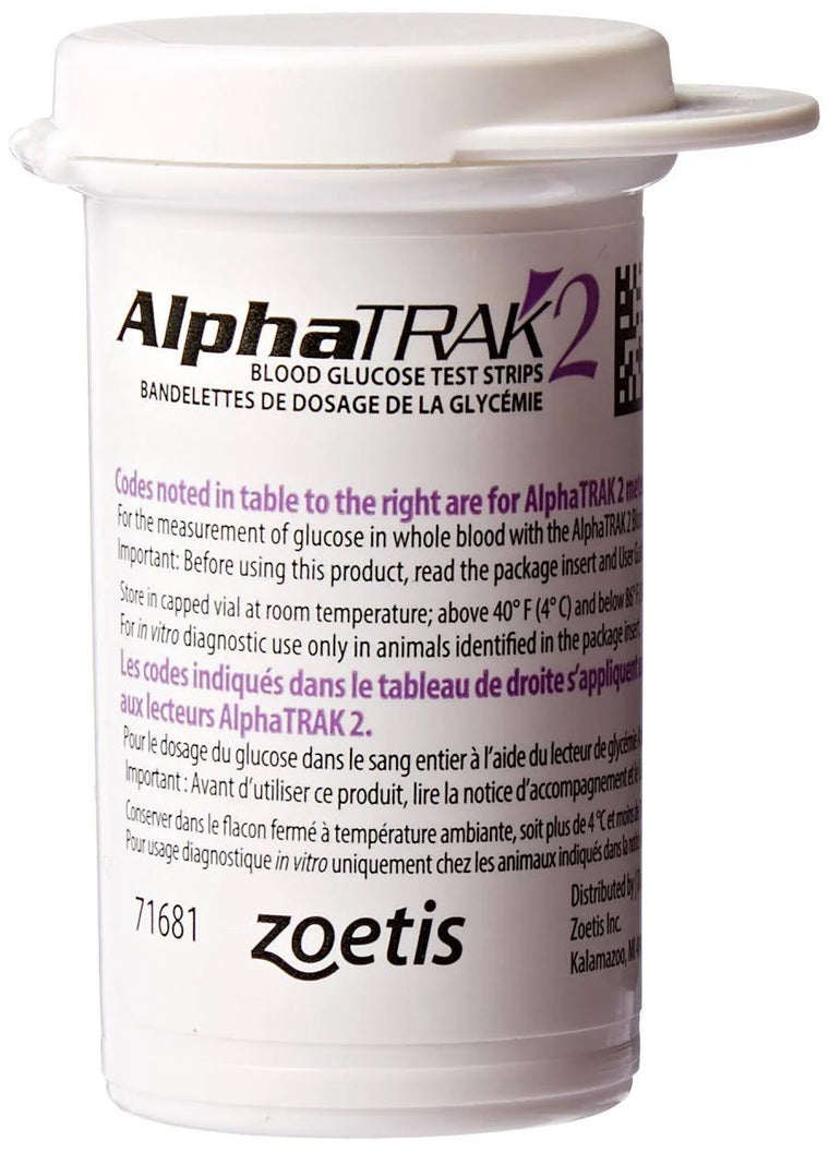 AlphaTRAK 2 Blood Glucose Test Strips 50 Count